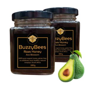 avo organic blossom honey 180g x2